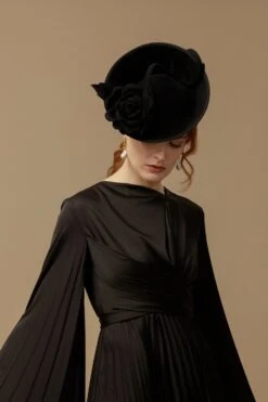 Black Belgravia Rose Hat 8 Black Belgravia Rose Hat -Lock & Co. Hatters BLACK BELGRAVIA ROSE HAT 5