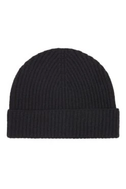 Black Cashmere Ski Beanie -Lock & Co. Hatters BLACK CASHMERE SKI BEANIE 1