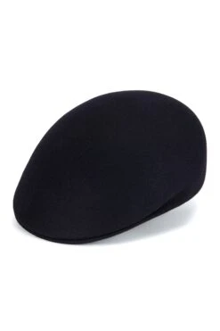 Blocked Felt Cap -Lock & Co. Hatters BLOCKED FELT CAP NAVY Product Shot 1