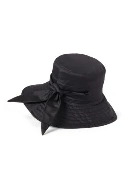 Brigitte Silk Sun Hat -Lock & Co. Hatters BRIGITTE SILK SUN HAT BLACK 1