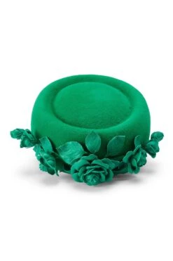 Cottesmore Pillbox -Lock & Co. Hatters COTTESMORE PILLBOX EMERALD GREEN
