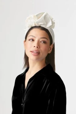 Lock & Co. Hatters 21 Dandridge White Turban Headband