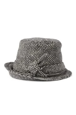 Dolores Black Cloche -Lock & Co. Hatters DOLORES BLACK WHITE