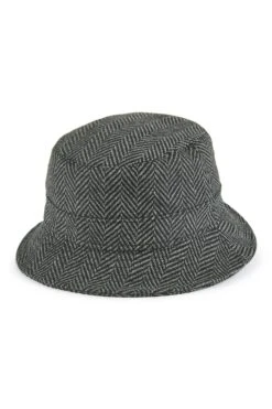 Escorial Wool Bucket Hat -Lock & Co. Hatters ESCORIAL WOOL BUCKET HAT GREY 1