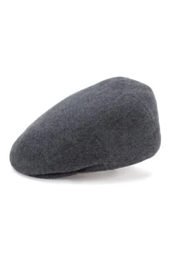 Gill Cashmere Flat Cap -Lock & Co. Hatters GILL CASHMERE FLAT CAP GREY 2