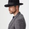 Haydock Black Fedora