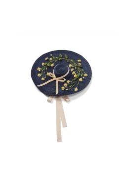 Kalahari Boater -Lock & Co. Hatters KALAHARI BOATER NAVY 1