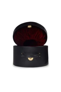 Leather Hat Box 10 Leather Hat Box -Lock & Co. Hatters LEATHER HAT BOX BLACK 3