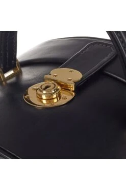 Leather Hat Box 12 Leather Hat Box -Lock & Co. Hatters LEATHER HAT BOX BLACK 4