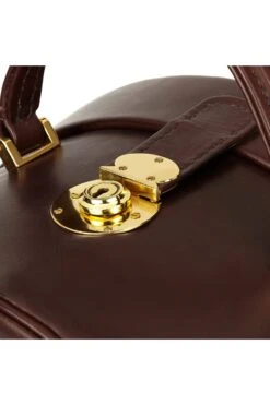 Leather Hat Box 15 Leather Hat Box -Lock & Co. Hatters LEATHER HAT BOX BROWN 3