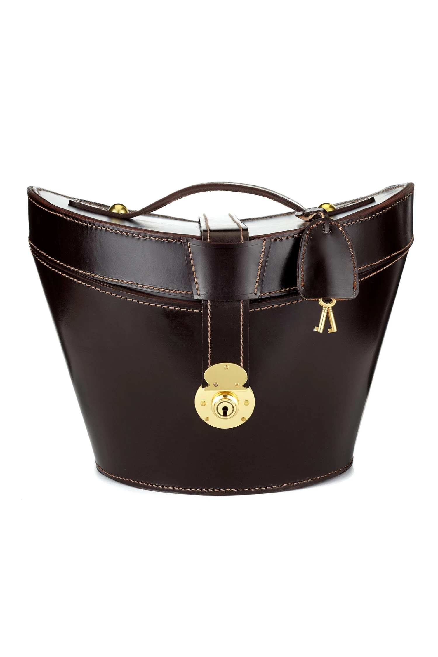 Leather Top Hat Bucket 3 Leather Top Hat Bucket - Image 3