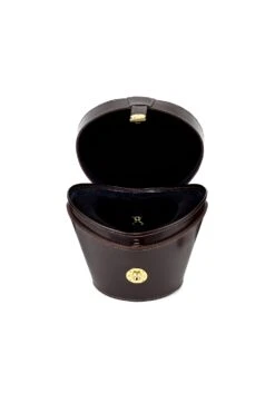 Leather Top Hat Bucket 15 Leather Top Hat Bucket -Lock & Co. Hatters LEATHER TOP HAT BUCKET BROWN 4
