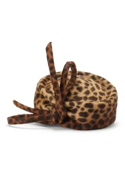 Leopard Mayfair Pillbox Hat -Lock & Co. Hatters LEOPARD MAYFAIR PILLBOX HAT