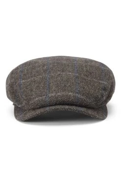 Lynton Brown Flat Cap -Lock & Co. Hatters LYNTON BROWN FLAT CAP Product Shot 2