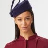 Mayfair Navy Pillbox Hat