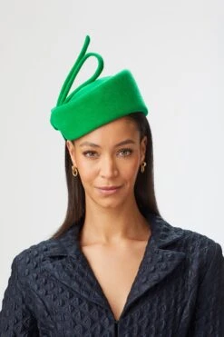 Mayfair Pillbox Hat -Lock & Co. Hatters MAYFAIR PILLBOX HAT GREEN EDITED 2