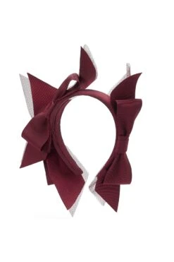 Montrose Headband -Lock & Co. Hatters MONTROSE HEADBAND BURGUNDY