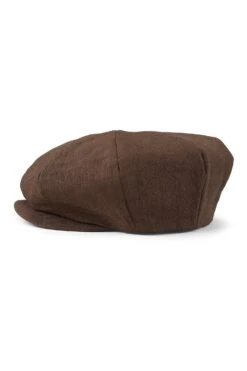 Muirfield Brown Bakerboy Cap -Lock & Co. Hatters MUIRFIELD BROWN BAKERBOY CAP 3