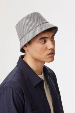 Rye Striped Bucket Hat 9 Rye Striped Bucket Hat -Lock & Co. Hatters RYE STRIPED BUCKET HAT EDITED 2