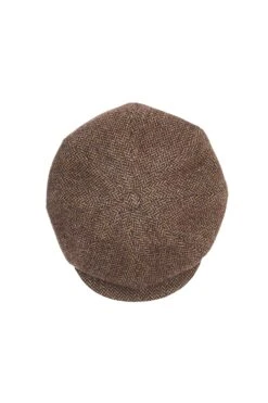 Sandwich Tweed Bakerboy Cap 23 Sandwich Tweed Bakerboy Cap -Lock & Co. Hatters SANDWICH TWEED BAKERBOY CAP PATTERN 1 Product Shot 3