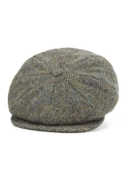 Sandwich Tweed Bakerboy Cap 24 Sandwich Tweed Bakerboy Cap -Lock & Co. Hatters SANDWICH TWEED BAKERBOY CAP PATTERN 4 Product Shot 1