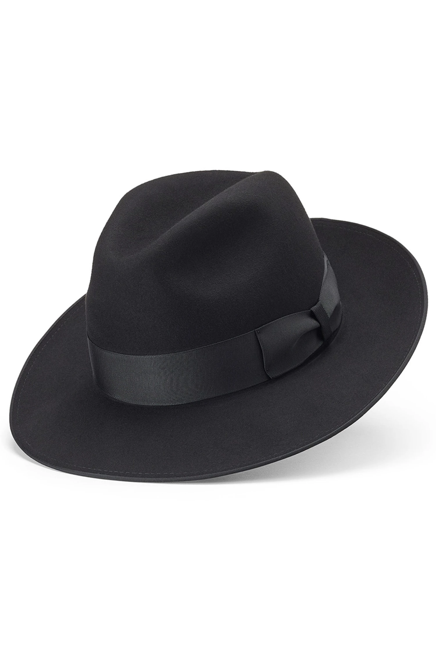 St James's Black Fedora 2 St James's Black Fedora - Image 2