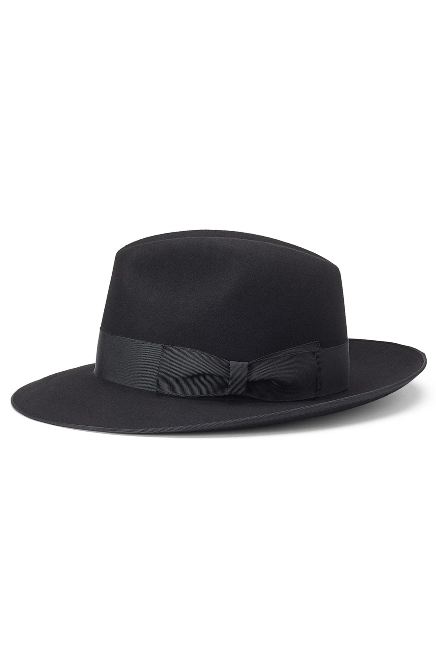St James's Black Fedora 5 St James's Black Fedora - Image 5