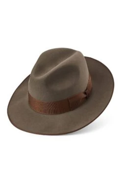 Lock & Co. Hatters -Lock & Co. Hatters ST JAMES S FEDORA KHAKI Product Shot 1