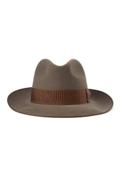 St James's Fedora -Lock & Co. Hatters ST JAMES S FEDORA KHAKI Product Shot 3