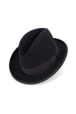 Lock & Co. Hatters -Lock & Co. Hatters SUPREME HOMBURG NAVY Product Shot 1