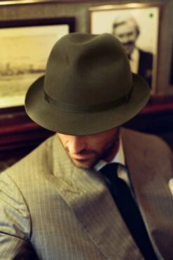 The James Trilby -Lock & Co. Hatters THE JAMES TRILBY LIFESTYLE SHOT 3