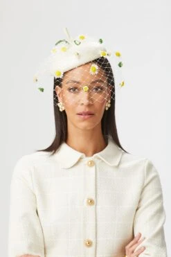 Victoria Beret -Lock & Co. Hatters VICTORIA BERET IVORY EDITED